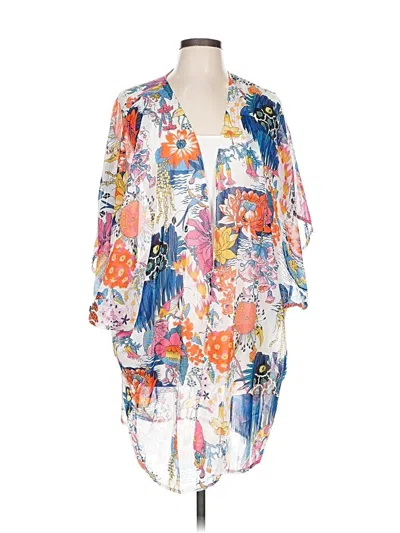 Pre-owned Unbranded Kimono In White