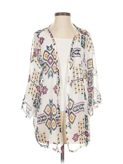 Pre-owned Unbranded Kimono In White