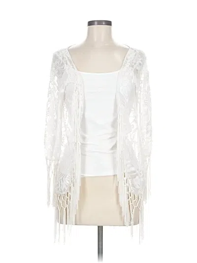 Pre-owned Unbranded Kimono In White