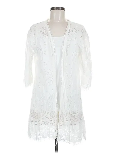 Pre-owned Unbranded Kimono In White