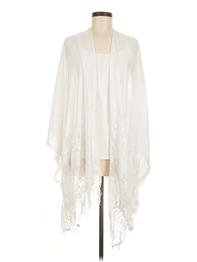 Pre-owned Unbranded Kimono In White