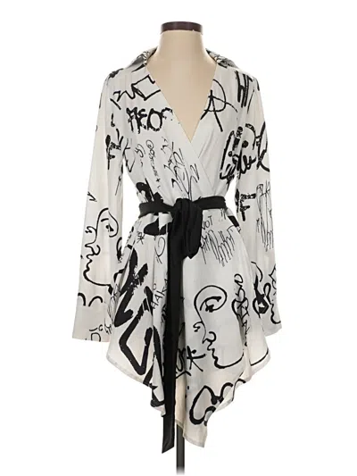 Pre-owned Unbranded Kimono In White