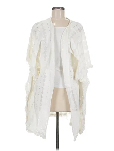 Pre-owned Unbranded Kimono In White