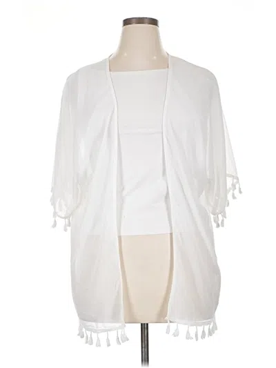 Pre-owned Unbranded Kimono In White