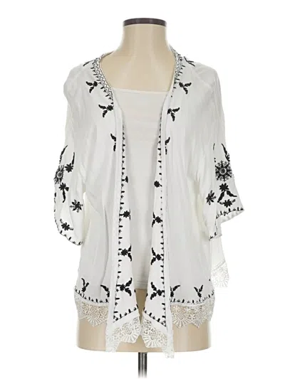 Pre-owned Unbranded Kimono In White
