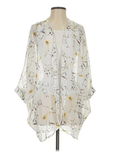 Pre-owned Unbranded Kimono In White