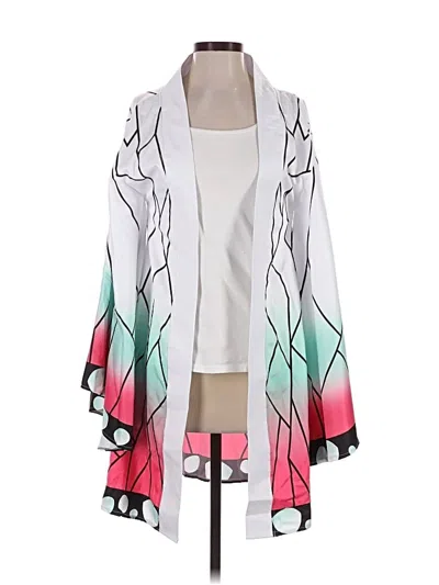Pre-owned Unbranded Kimono In White