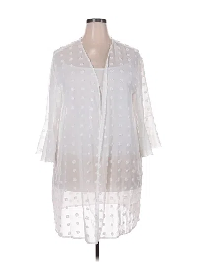 Pre-owned Unbranded Kimono In White