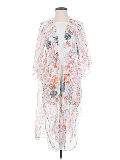 Pre-owned Unbranded Kimono In White