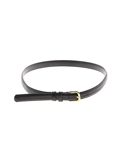 Pre-owned Unbranded Leather Belt In Black