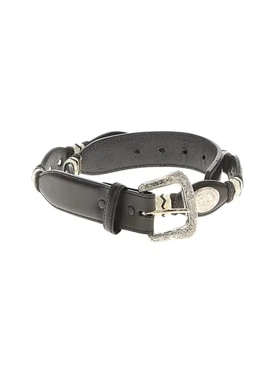 Pre-owned Unbranded Leather Belt In Black