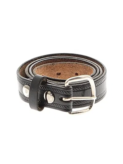 Pre-owned Unbranded Leather Belt In Black