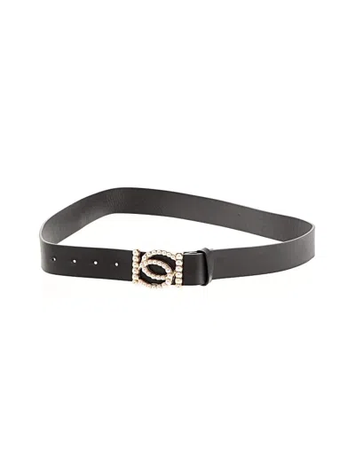 Pre-owned Unbranded Leather Belt In Black
