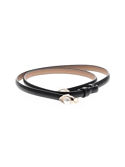 Pre-owned Unbranded Leather Belt In Black
