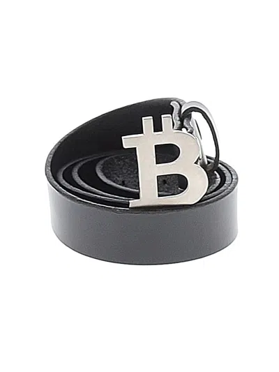 Pre-owned Unbranded Leather Belt In Black
