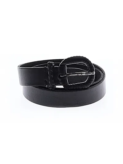 Pre-owned Unbranded Leather Belt In Black
