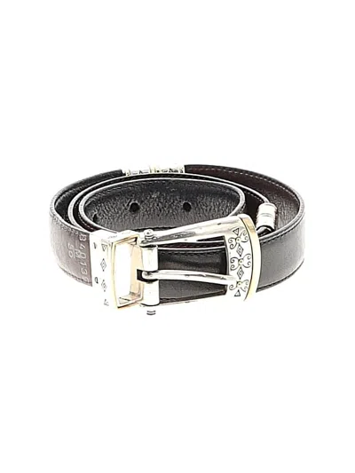 Pre-owned Unbranded Leather Belt In Black