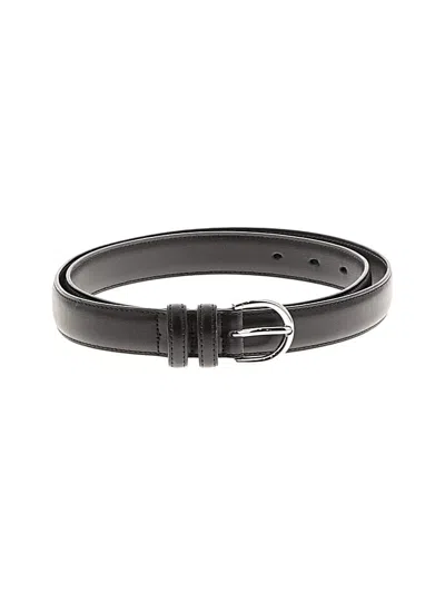 Pre-owned Unbranded Leather Belt In Black