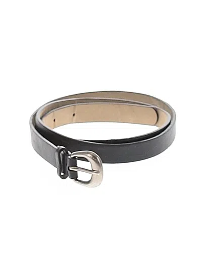 Pre-owned Unbranded Leather Belt In Black
