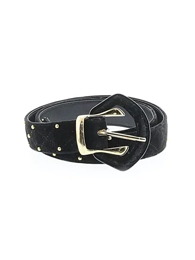 Pre-owned Unbranded Leather Belt In Black