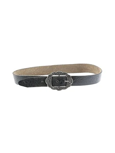 Pre-owned Unbranded Leather Belt In Black