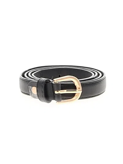 Pre-owned Unbranded Leather Belt In Black