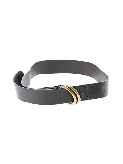 Pre-owned Unbranded Leather Belt In Black