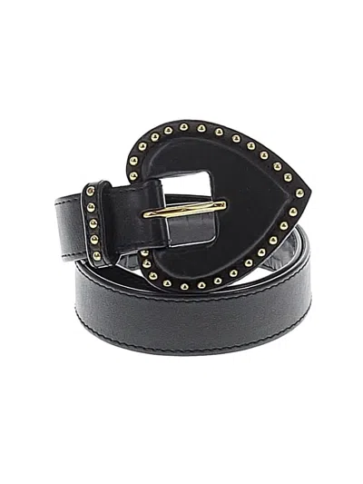 Pre-owned Unbranded Leather Belt In Black