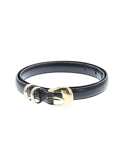 Pre-owned Unbranded Leather Belt In Black