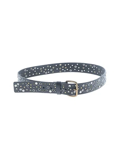 Pre-owned Unbranded Leather Belt In Blue