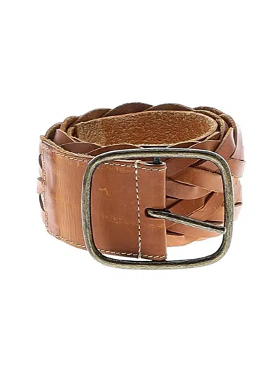 Pre-owned Unbranded Leather Belt In Brown