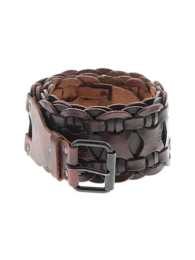 Pre-owned Unbranded Leather Belt In Brown