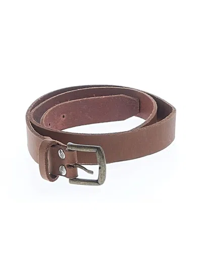 Pre-owned Unbranded Leather Belt In Brown