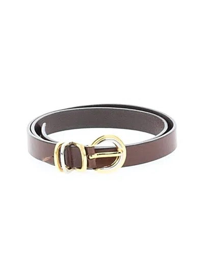 Pre-owned Unbranded Leather Belt In Brown
