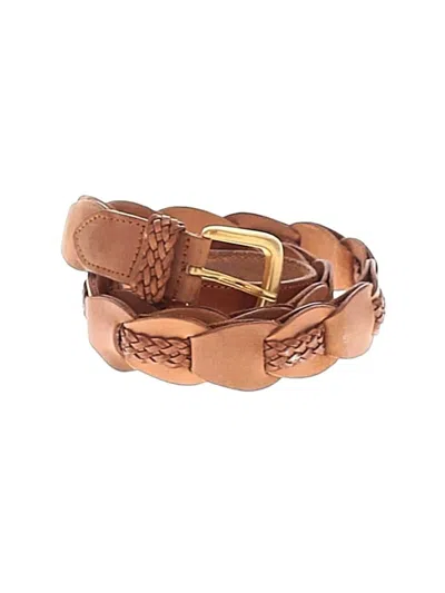 Pre-owned Unbranded Leather Belt In Brown