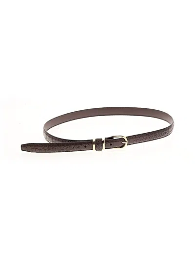 Pre-owned Unbranded Leather Belt In Brown