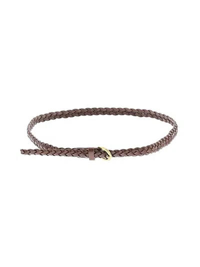 Pre-owned Unbranded Leather Belt In Brown
