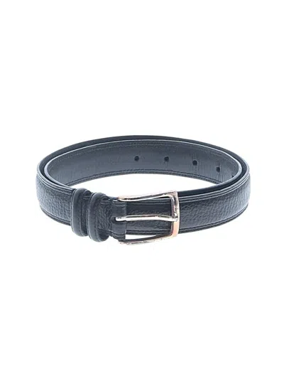 Pre-owned Unbranded Leather Belt In Gray