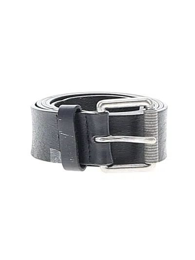 Pre-owned Unbranded Leather Belt In Gray