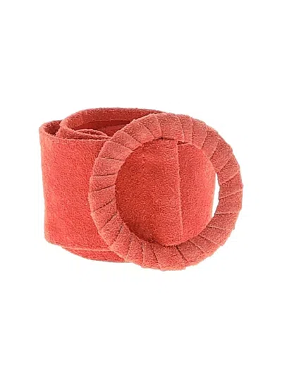 Pre-owned Unbranded Leather Belt In Pink