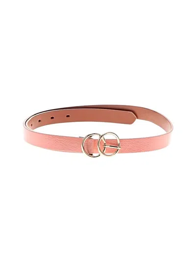 Pre-owned Unbranded Leather Belt In Pink
