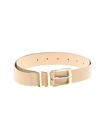 Pre-owned Unbranded Leather Belt In Tan