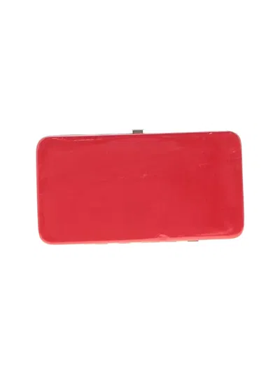 Pre-owned Unbranded Leather Clutch In Red