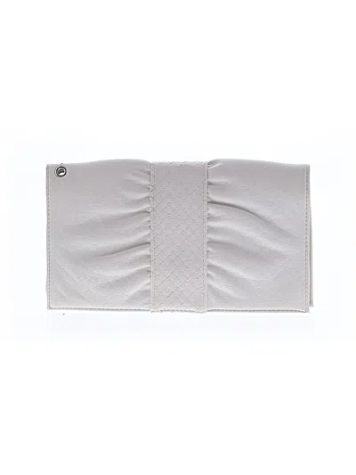 Pre-owned Unbranded Leather Clutch In White