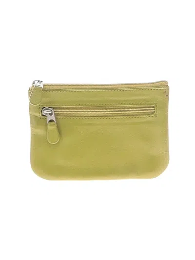Pre-owned Unbranded Leather Coin Purse In Green