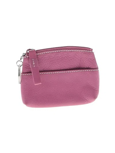 Pre-owned Unbranded Leather Coin Purse In Pink