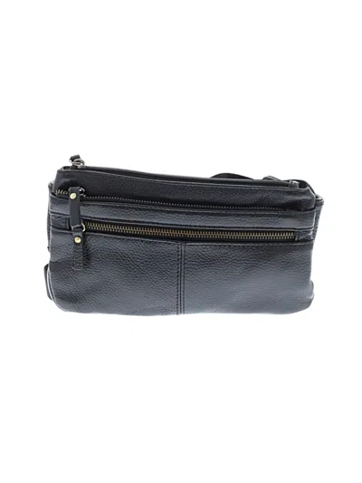 Pre-owned Unbranded Leather Crossbody Bag In Black