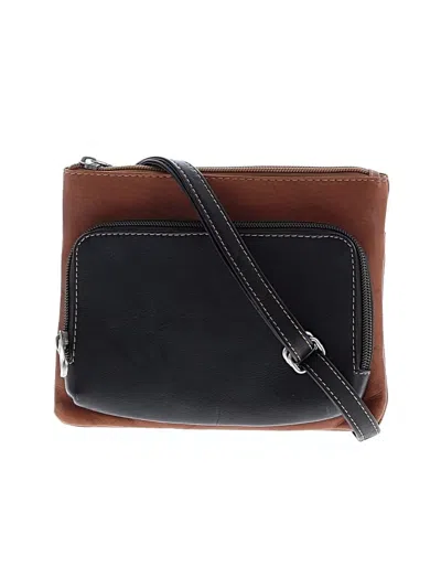 Pre-owned Unbranded Leather Crossbody Bag In Brown