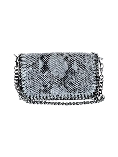 Pre-owned Unbranded Leather Crossbody Bag In Gray