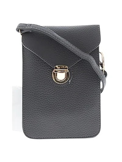 Pre-owned Unbranded Leather Crossbody Bag In Gray